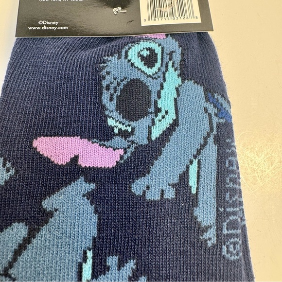 NWT. Disney Lilo & Stitch Allover Print Crew Socks.
Size: 9-13. - Picture 8 of 10